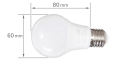 Żarówka LED E27 8,5W - Biały zimny (6500K)