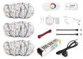 Zestaw taśma LED 12V | 5050 | 450LED | 15m | IP20 | RGB + STEROWNIK RF-RGB-004 + ZASILACZ 108W