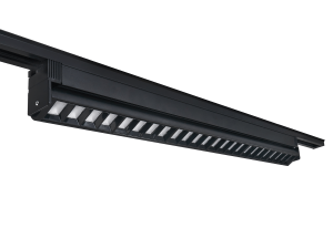 Oprawa halogenowa szynowa LED Steka Linda 36W 90cm - Czarna - Biały neutralny (4000K)