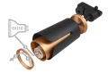 Oprawa halogenowa szynowa GU10 LED Steka XD-IK252B - Czarny + złoty