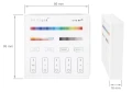 Mi-Light MiBoxer B4 panel dotykowy 4 strefy RGB+CCT 2.4 GHz biały