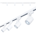 Zestaw Steka XD-IT101W lampa szynowa LED GU10 x4 + szynoprzewód 2m - Biały 