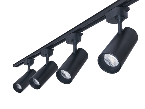 Zestaw Steka Piko 20W 4000K lampa szynowa LED x4 + szynoprzewód 2m - Czarny