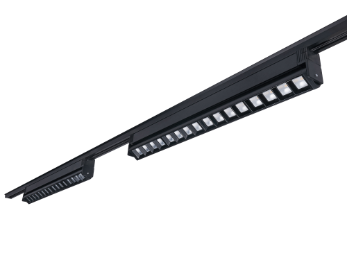Zestaw Steka Linda 24W 60cm 4000K lampa szynowa LED x2 + szynoprzewód 2m - Czarny