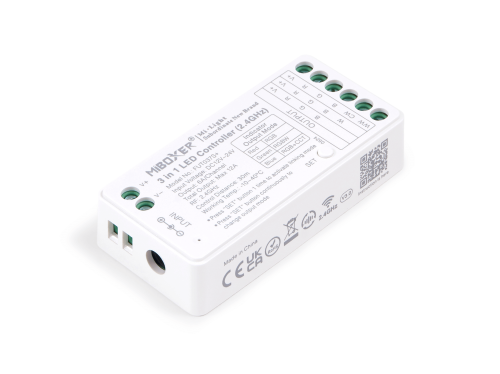Mi-Light MiBoxer FUT037S+ kontroler LED 3w1 RGB, RGBW, RGB+CCT 2.4 GHz 12-24V 12A do pilotów strefowych
