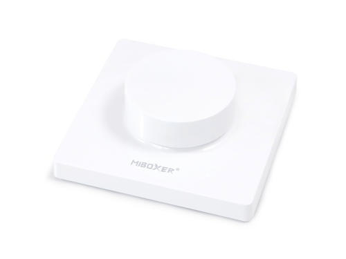 Mi-Light MiBoxer K1-W pilot LED z obrotowym pokrętłem jasność i CCT 2.4 GHz biały