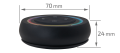 Mi-Light MiBoxer S2-B pilot LED RGB+CCT 2.4 GHz okrągły czarny