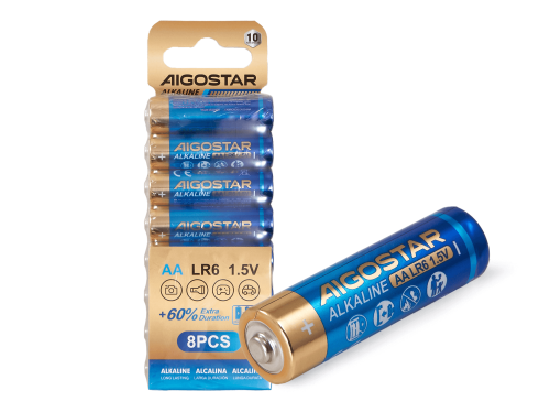 Baterie alkaliczne LR6 AA 1.5V - 8szt.