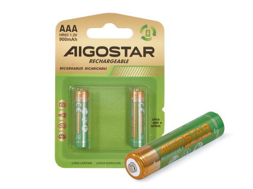 Akumulator Ni-MH HR03 (AAA) 900mAh 1,2V - 2szt