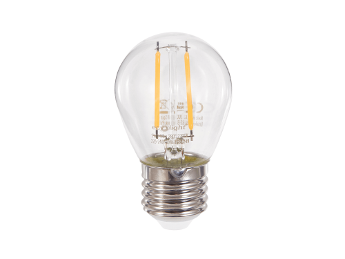 Żarówka LED E27 2W G45 Filament - Biały ciepły (2700K)