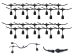 Girlanda ogrodowa świetlna - lampy ogrodowe 10m 20xE27
