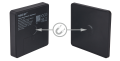Mi-Light MiBoxer B1-B panel ścienny 4 strefy jasność 2.4 GHz czarny