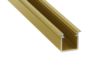 Profil aluminiowy G do taśm LED - Złoty - 1m