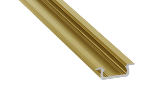 Profil aluminiowy Z do taśm LED - Złoty - 2m