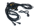 Zestaw: Girlanda ogrodowa 10m 10xE27 + 10x Żarówka LED E27 1W filament