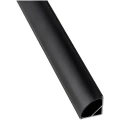 Zestaw: Profil aluminiowy narożny do taśm LED - Czarny - 2m 