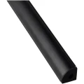 Zestaw: Profil aluminiowy narożny do taśm LED - Czarny - 2m 