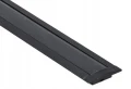 Zestaw: Profil aluminiowy wpuszczany do taśm LED - Czarny - 2m