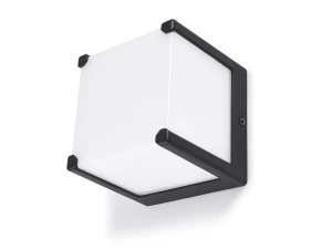 Lampa elewacyjna - kinkiet - oprawa zewnętrzna GX53 CUBE-1 IP54 - Czarna