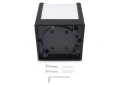 Lampa elewacyjna - kinkiet - oprawa zewnętrzna GX53 CUBE-1 IP54 - Czarna