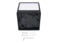 Lampa elewacyjna - kinkiet - oprawa zewnętrzna GX53 CUBE-2 IP54 - Czarna