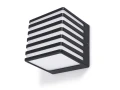Lampa elewacyjna - kinkiet - oprawa zewnętrzna GX53 CUBE-3 IP54 - Czarna