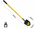 Szpadel ostry stalowy do korzeni 150 [cm]