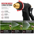 Pistolet do podlewania z dyszą mosiężną, 3 tryby