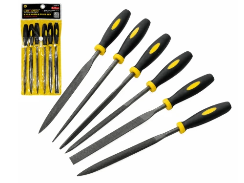 Pilniki iglaki 6 szt. do metalu i drewna 3x140 [mm]