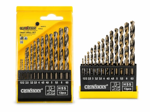Wiertła kobaltowe HSS do metalu INOX 13 szt. 1.5-6.5 [mm]