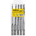 Wiertła SDS Plus do betonu 5 szt. 5-12 [mm] długość 160 [mm]