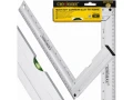 Kątownik stolarski aluminiowy 350 [mm] z poziomicą