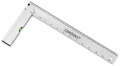 Kątownik stolarski aluminiowy 350 [mm] z poziomicą