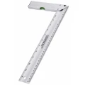 Kątownik stolarski aluminiowy 350 [mm] z poziomicą