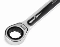 Klucze płasko-oczkowe z grzechotką 8-19mm, 7 sztuk