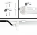 Lampa liniowa LED hermetyczna 70W 150cm 7700lm IP65