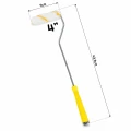 Wałek malarski 11cm z rączką PP, włos 11mm, do farb wodnych