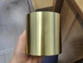Oprawa halogenowa natynkowa ruchoma okrągła LED Cubo – Złoto