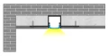 Profil aluminiowy do płyt GK do taśm LED 12mm 1m srebrny anodowany z kloszem mlecznym i akcesoriami