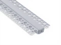 Profil aluminiowy do płyt GK do taśm LED 17mm 1m srebrny z kloszem mlecznym i akcesoriami