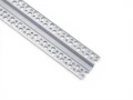 Profil aluminiowy do płyt GK do taśm LED 17mm 1m srebrny z kloszem mlecznym i akcesoriami