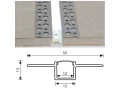 Profil aluminiowy do płyt GK do taśm LED 17mm 1m srebrny z kloszem mlecznym i akcesoriami