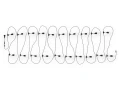 Zestaw: Girlanda ogrodowa 20m 20xE27 + 20x Żarówka LED E27 1W filament