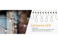 Zestaw: Girlanda ogrodowa 10m 20xE27 + 20x Żarówka LED E27 1.3W filament