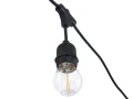 Zestaw: Girlanda ogrodowa 10m 10xE27 + 10x Żarówka LED E27 6.5W filament