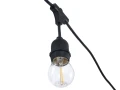 Zestaw: Girlanda ogrodowa 20m 20xE27 + 20x Żarówka LED E27 6W filament