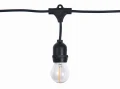 Zestaw: Girlanda ogrodowa 10m 10xE27 + 10x Żarówka LED E27 1.3W filament