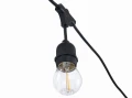 Zestaw: Girlanda ogrodowa 10m 10xE27 + 10x Żarówka LED E27 1.3W filament