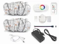 Zestaw taśma LED 12V | 5050 | 300LED | 10m | IP20 | RGB + STEROWNIK RF-RGB-004 + ZASILACZ 72W