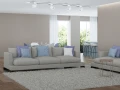 Zestaw szynowy Cubo GU10 x4 + szynoprzewód 2m - Biały